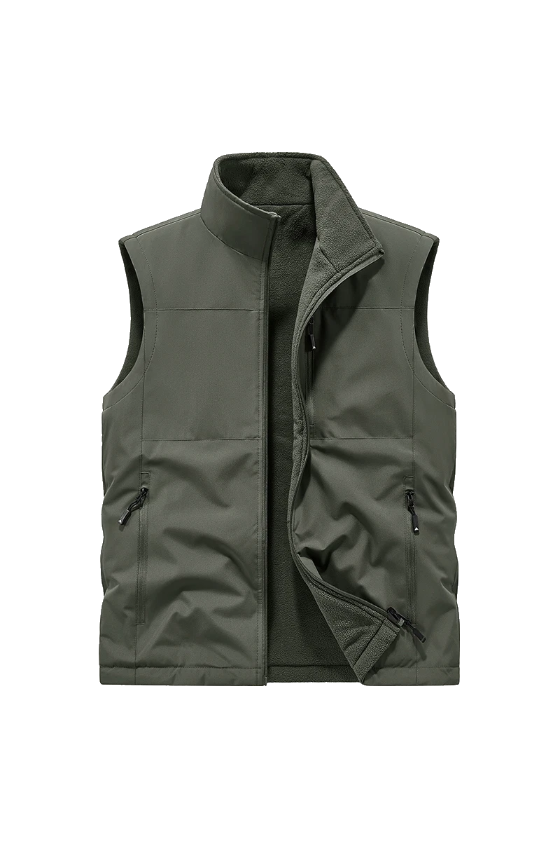 7999-VEST 六色正反可穿加绒马甲