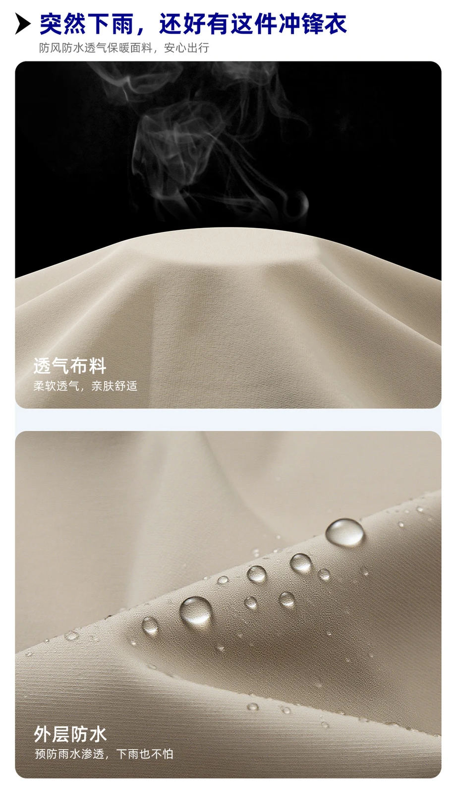 面料表面与供应链防泼水展示